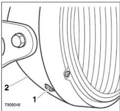 TRIUMPH Bonneville T214 (2015) - Remplacement d'une ampoule de phare/feu de position - 1