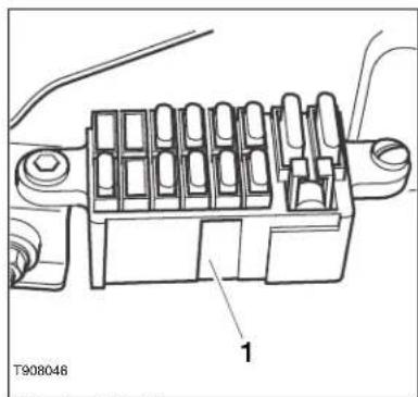 TRIUMPH Bonneville T214 (2015) - Emplacement des fusibles - 1