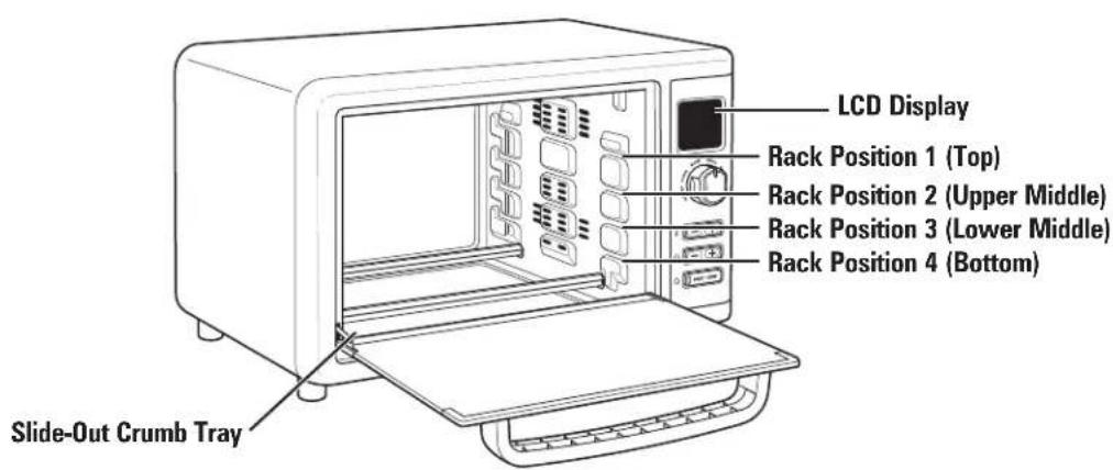 HAMILTON BEACH SureCrisp XL 31390 - Parts and Features - 1