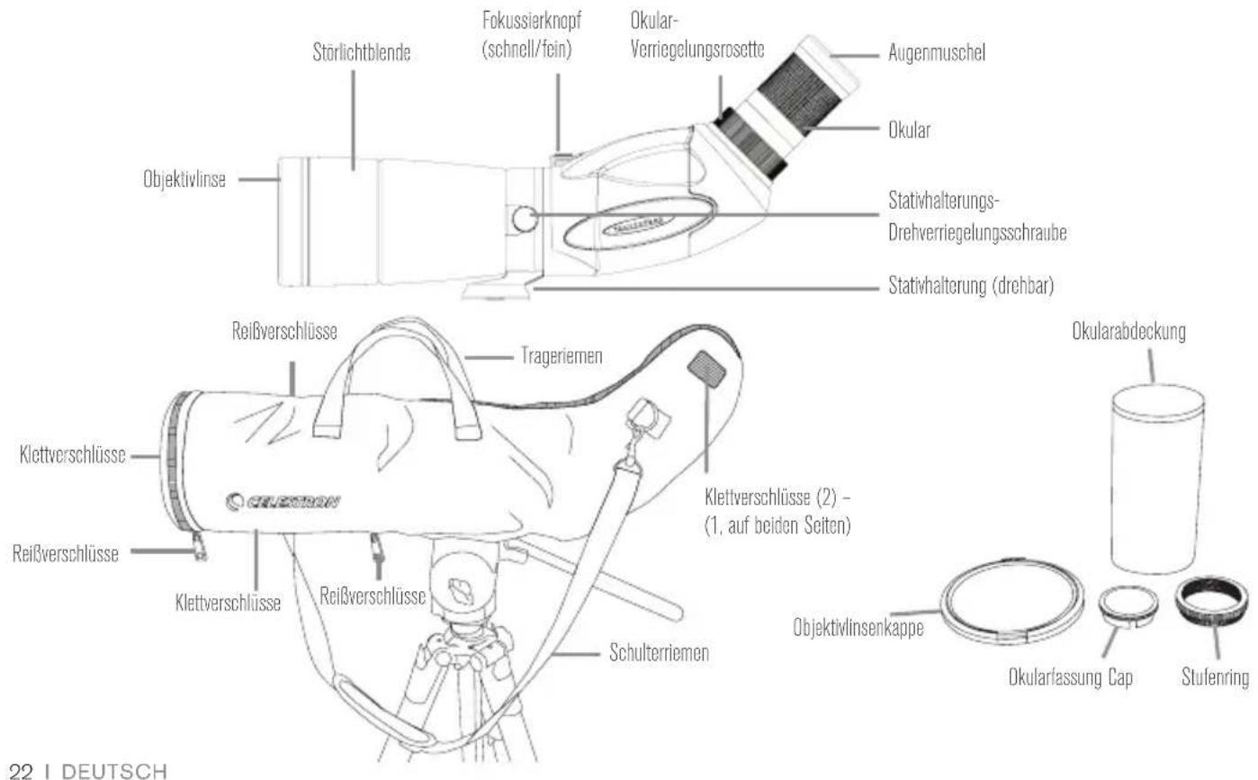CELESTRON TrailSeeker 52333 - SPEKTIV BEDIENUNGSANLEITUNG - 2