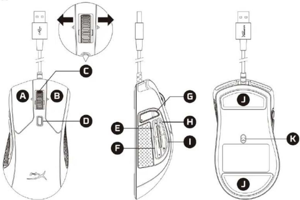 HYPERX Pulsefire Raid - W - 1