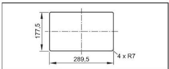 IFM CR1102 - Découpe du tableau de commande - 1