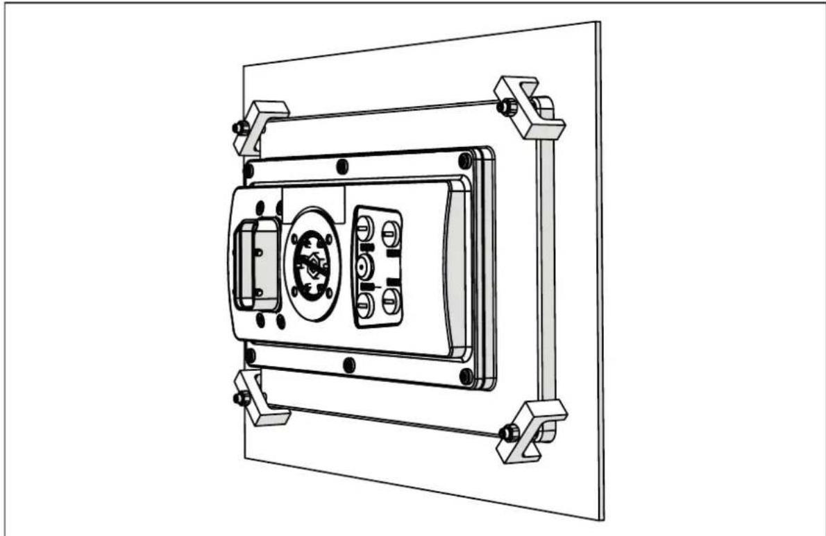 IFM CR1102 - Montage avec utilisation du kit de montage - 1