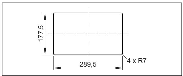 IFM CR1102 - Panel cutout - 1