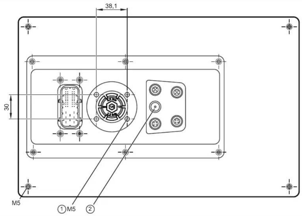 IFM CR1204 - Logement pour accessoires de montage - 1
