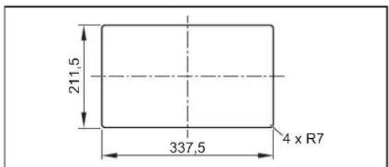 IFM CR1204 - Découpe du tableau de commande - 1