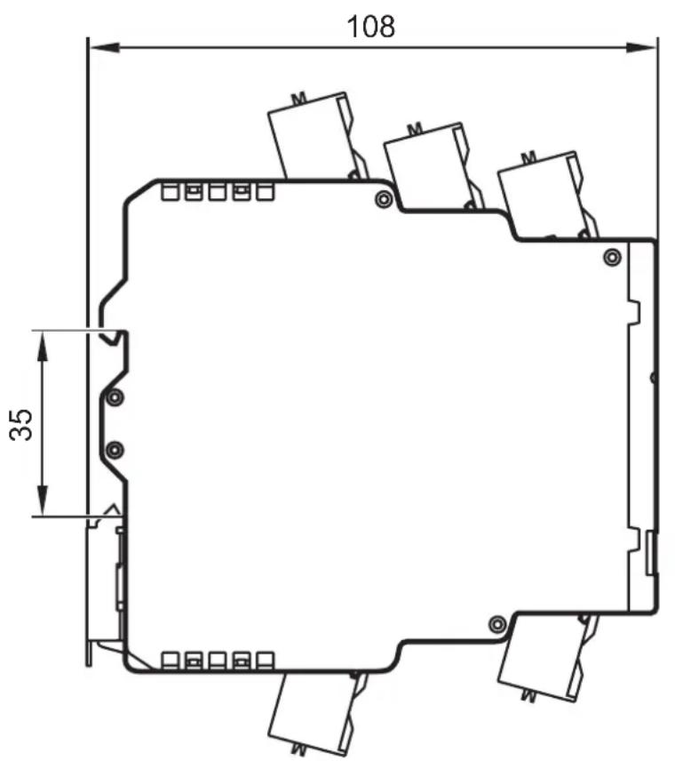 IFM AC3218 - Schéma d'encombrement - 2