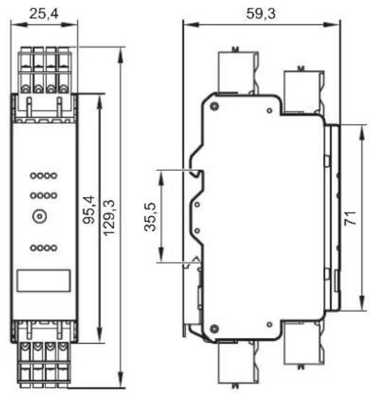 IFM AC3200 - Schéma d'encombrement - 1