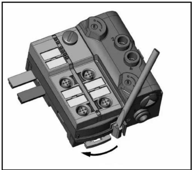 IFM AC5253 - Gerät öffnen / Open the unit / Ouvrir l'appareil - 1