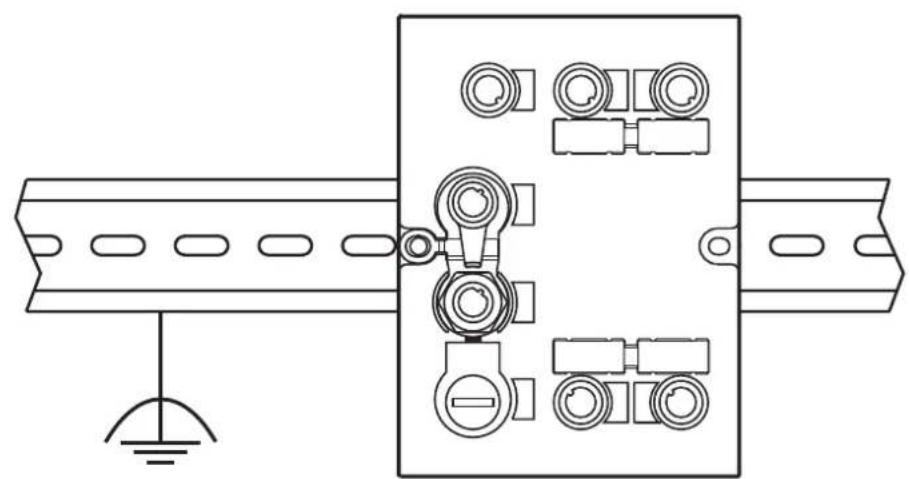 IFM DTE105 - Montage sur rail DIN - 1
