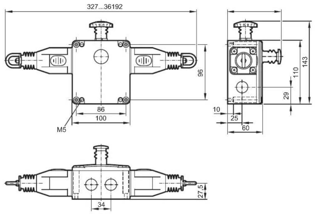 IFM ZB0070 - Schéma d'encombrement - 1