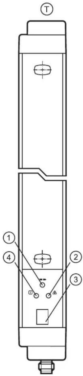 IFM OY829S - Schéma d'encombrement - 1