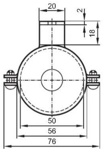 IFM OY410S - Schéma d'encombrement - 2