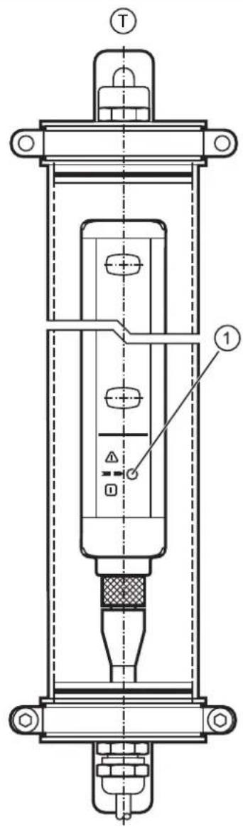 IFM OY407S - Schéma d'encombrement - 1