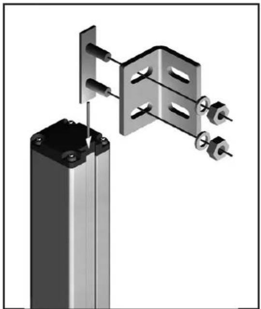 IFM OY049S - Fixation et orientation optique - 2