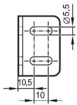 IFM OY008S - Schéma d'encombrement - 6