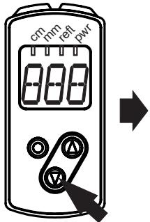 IFM OGD580 - Change from menu level 1 to menu level 2 - 1
