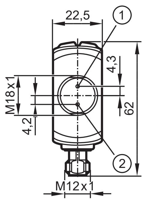 IFM OGD580 - Maßzeichnung - 1