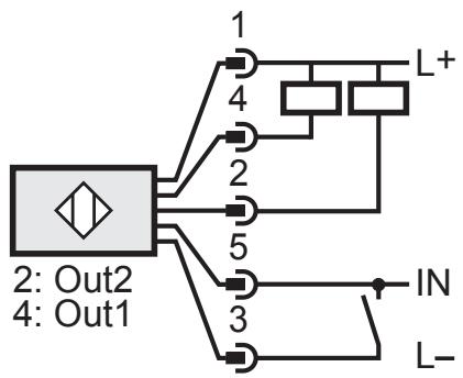 IFM OGD580 - Podłączenie elektryczne - 4