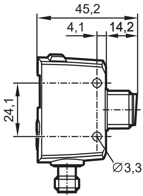 IFM OGD580 - Maßzeichnung - 2