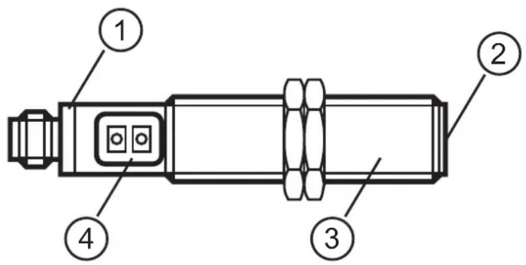 IFM KG5065 - Éléments de service et d'indication - 1