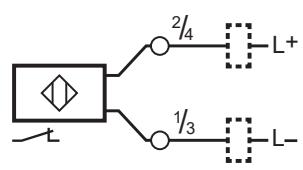 IFM KD5044 - Einstellen der Ausgangsfunktion Bauform KGE - 2