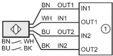 IFM MN206S - Raccordement électrique - 1
