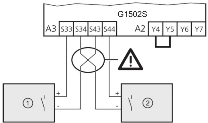 IFM G1502S - Raccordement - 1