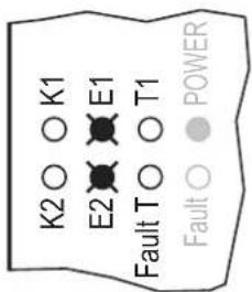K2 O K1 E2 E1 Fault TO T1 Fault O POWER