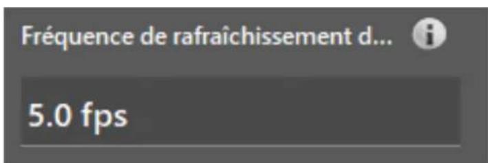 IFM O3X100 - Régler la fréquence de rafraîchissement des images prévue - 1