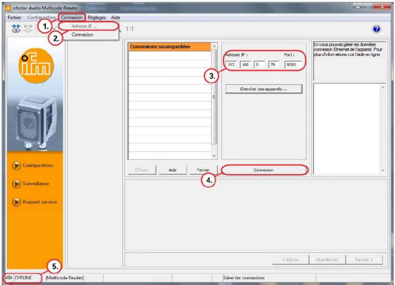 IFM O2I300 - Raccorder l'appareil au programme utilisateur - 1