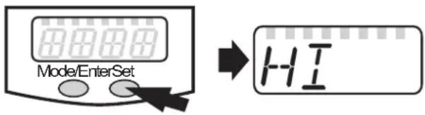 IFM SD5100 - Changement du niveau de menu 1 au niveau de menu 2 : - 2