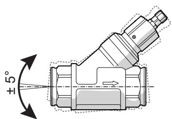 IFM SBN432 - 汚れた水の場合の取付け - 1