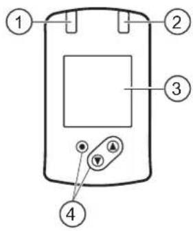 IFM SV5500 - Eléments de service et d'indication - 1