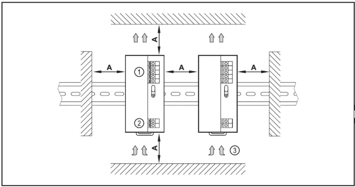 IFM DN1031 - Position de montage de l'appareil - 1