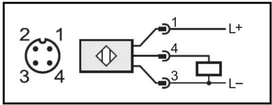 IFM OGS300 - Récepteur (OGE3xx) connecteur - 1