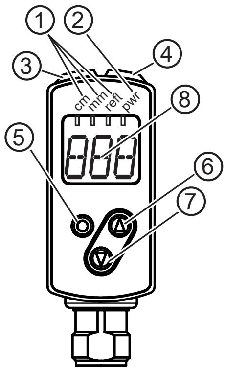 IFM OGD583 - Operating and display elements - 1