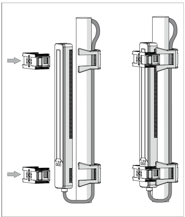 IFM KQ1001 - Installation on bypass pipes - 1