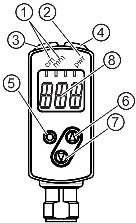 IFM OGD586 - Operating and display elements - 1
