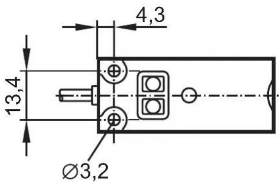 4,3 13,4 Ø3,2