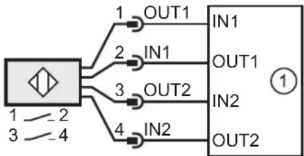 IFM MN505S - Raccordement électrique - 2
