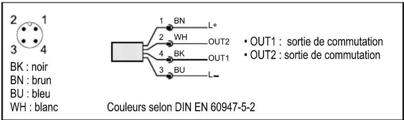 IFM UIT512 - Raccordement électrique - 1
