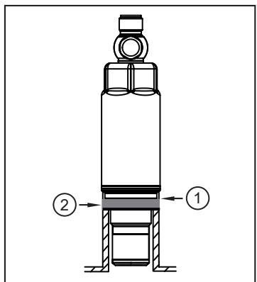 IFM PM1504 - Szerelés G 1/2 adapterre - 1