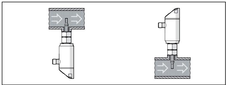 IFM SA5020 - Posição de montagem possível em certas condições - 1