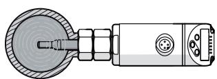 IFM SA4120 - Empfohlene Einbaulage - 1