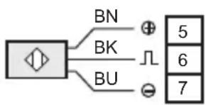 IFM DD0203 - Connection of the sensor - 1