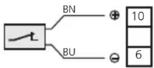 IFM DD2510 - Connection of the sensors (In1) - 5