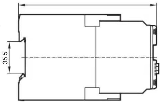 IFM DD2510 - Schéma d'encombrement - 2