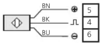 IFM DD2510 - Connection of the sensors (In1) - 1