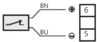 IFM DD2503 - Connection of the sensors (In1) - 6